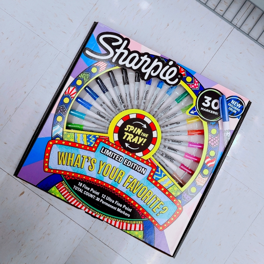 Sharpie Markers Limited Edition Spin The Tray New Color Exclusive NEW!